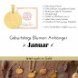 Preview: Januar - Gold - Nelke