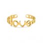 Preview: Love Ring - in Gold aus Stainless Steel
