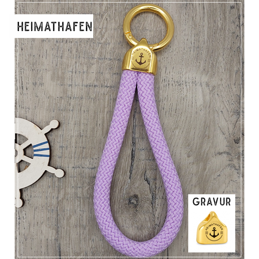 Heimathafen | Schlüsselanhänger in Gold