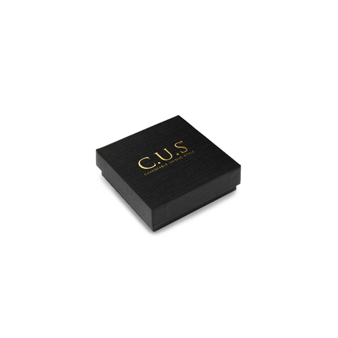 Schmuckbox C.U.S® 10x10 cm – Black-Gold
