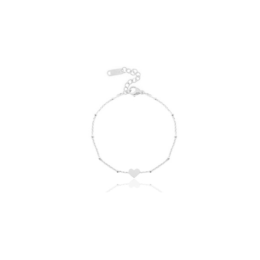 Armband Herz ♥ in Silber | Rostfreiem Stahl