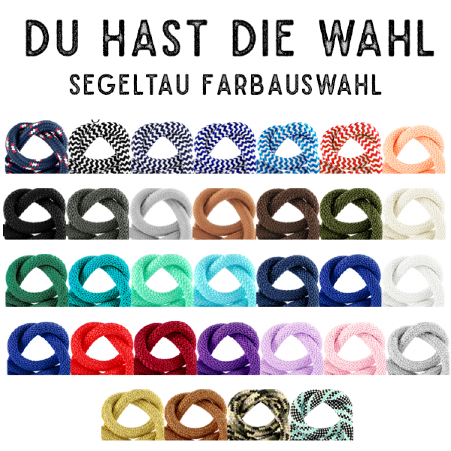 Segeltau Farbauswahl