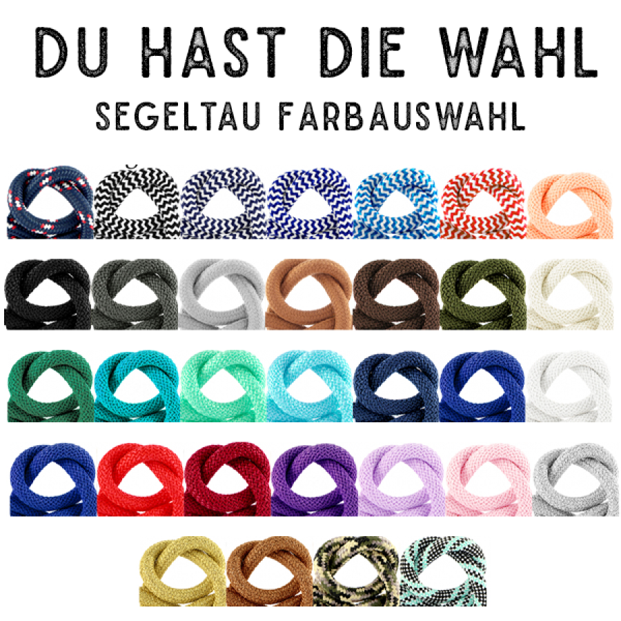 Step 2 Wähle deine Segeltau Farbe
