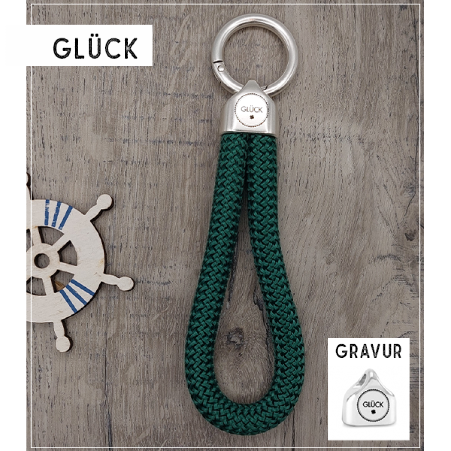 Glück | Schlüsselanhänger in Silber