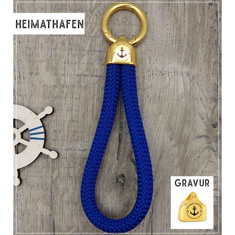 Heimathafen | Schlüsselanhänger in Gold