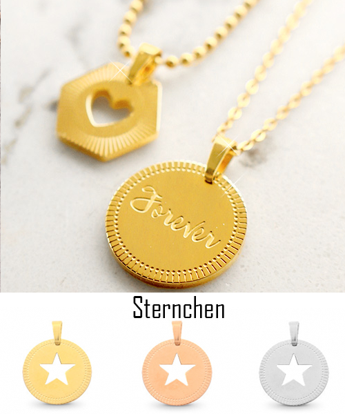 Stern - Halskette für Damen